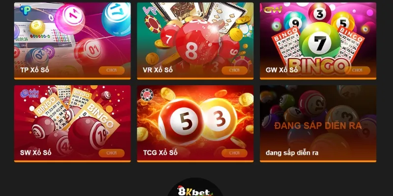 Khám phá chuyên mục xổ số 8kbet - Sảnh cược hot 2025